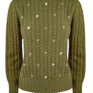 Damenpullover handgestrickt aus 90%Merino und 10%Cashmere Art.Nr. CM1-0160